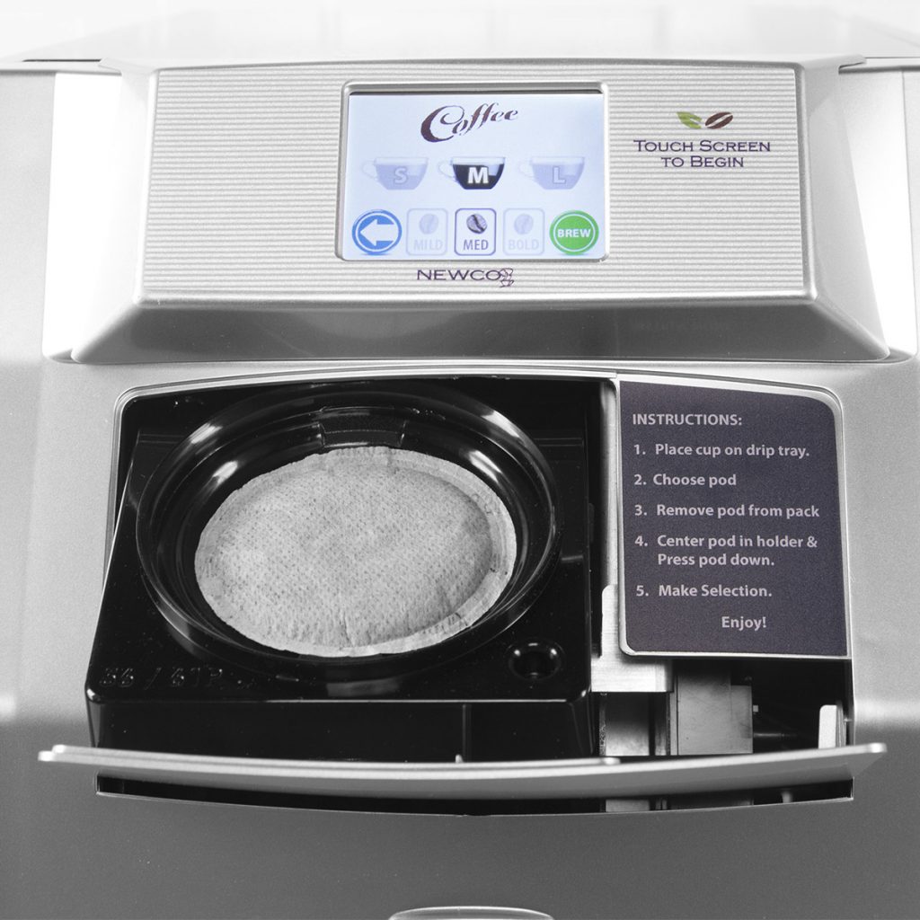 Fresh Cup Touch Newco Touch Screen Single Serve Pod Brewer