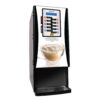 black cabinet Bistro 10-T3 coffee machine with membrane switch and LED display