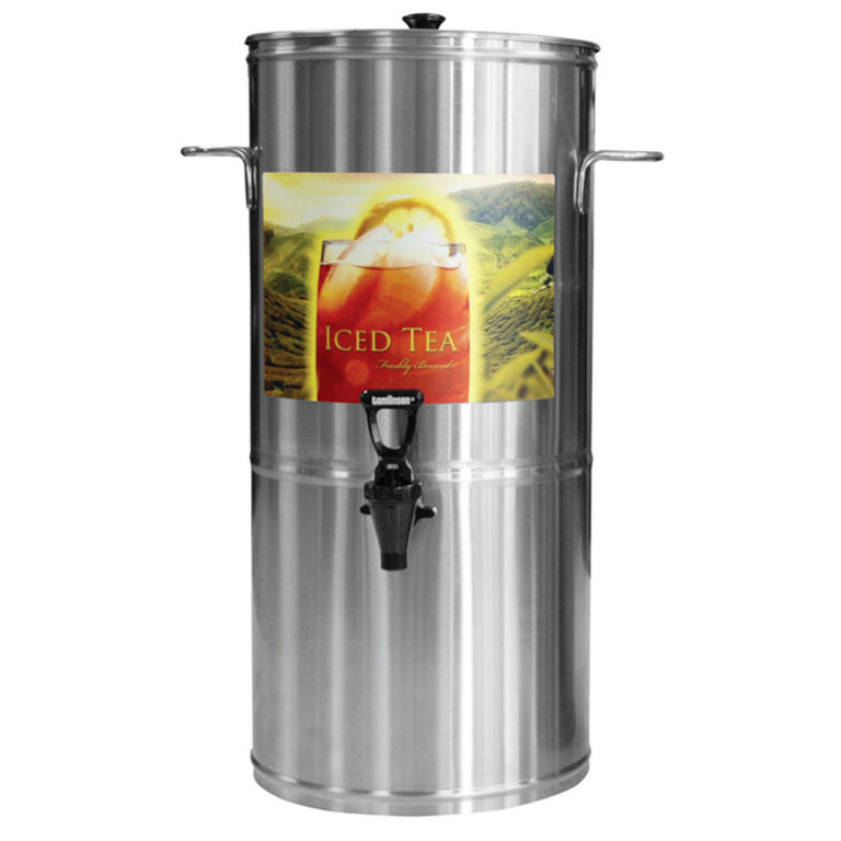 stainless steel, 5 GAL. Tall Tea Urn with lid and tomlinson faucet