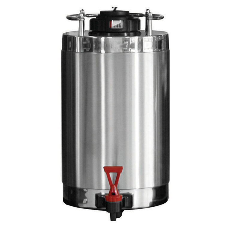 stainless Econo 2 GAL. Server with mechanical level indicator