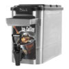 Angled 2 gallon ice coffee skinny short dispenser