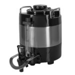 angle of stainless steel Vaculator 1 gallon thermal server