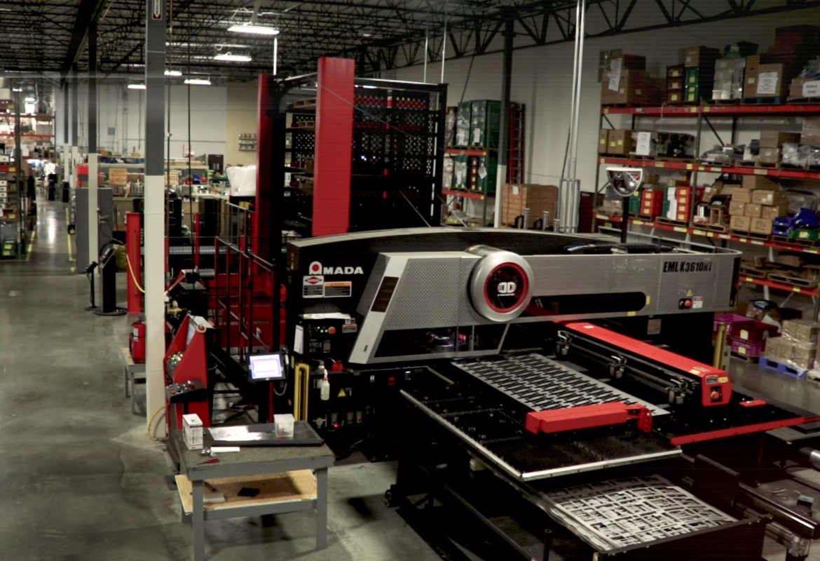 Newco’s New Amada Punch/Laser Machine