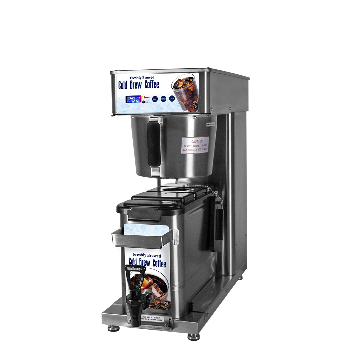Newco LCD 2 Dual Liquid Coffee Dispenser - Christopher Bean Coffee