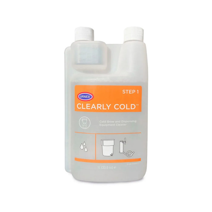 Urnex Clearly Cold liquid cleaner bottle